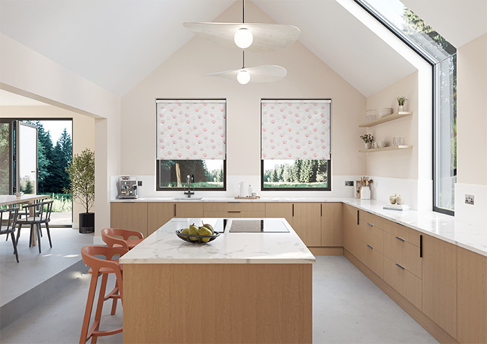 Daphne, Vermillion - Twist&Fit Roller Blind - Image 8